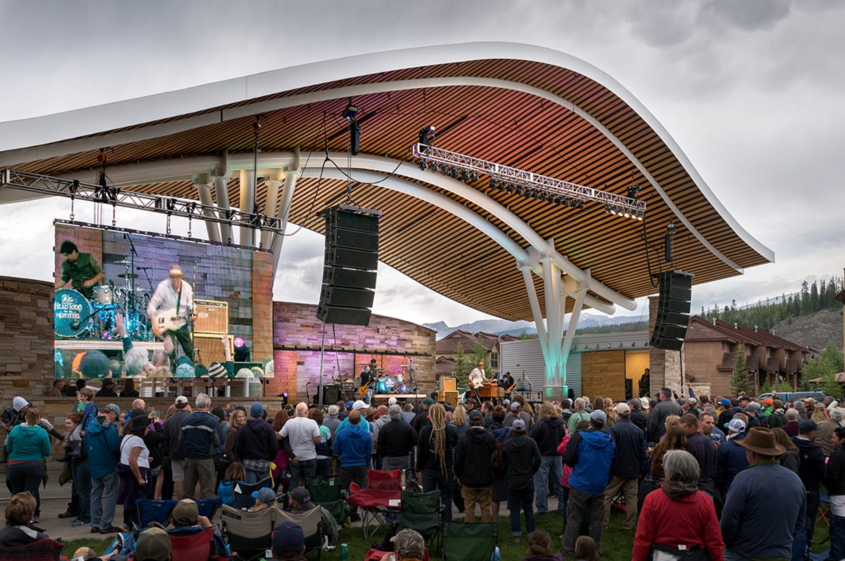 Summer concert at Hideaway Park, Winter Park