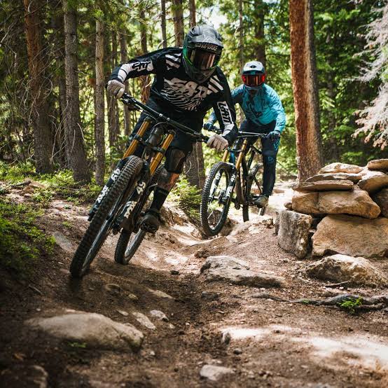 Mountain biking at Trestle Bike Park
